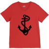 anchor sailor t shirt fashion cross top tee nautical tshirt retro tatt V-Neck Tee