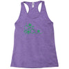 thc pot leaf molecule Racerback Tank