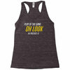 play of the game Racerback Tank