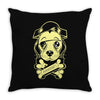 adorable crossbones Throw Pillow