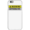 warning offensive mens funny iPhone 6/6s Case