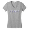 Moon Phases Women's V-Neck T-Shirt