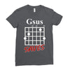 gsus saves chord Ladies Fitted T-Shirt