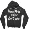 mermaid hair Zipper Hoodie