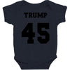 Trump 45 jersey number Baby Bodysuit