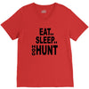 eat sleep hog hunt V-Neck Tee