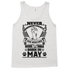 Never Underestimate Dog Rescuer Who Was Born May Tank Top