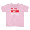 money can't buy happiness but it can buy a dirt bike Toddler T-shirt