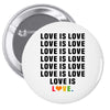 Love Is Love Pin-back button