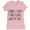 SORRY, I CAN'T. Ladies Fitted T-Shirt