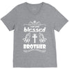 I Am One Blessed Brother V-Neck Tee