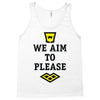 we aim to please Tank Top