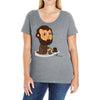 abraham play the game Ladies Curvy T-Shirt