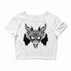 bat ornate Crop Top