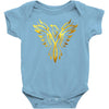 Phoenix Tribal Bird Baby Onesie