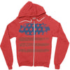 us flag Zipper Hoodie