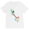 rgb cmyk V-Neck Tee