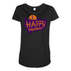 happy halloween 2 Maternity Scoop Neck T-shirt