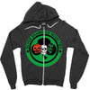 silver shamrock novelties Zipper Hoodie