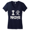 anime Women's V-Neck T-Shirt