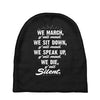 blk power Baby Beanies