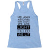 we lit Racerback Tank