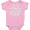 feminist agenda Baby Onesie