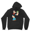 popeye spinach retro mens funny Unisex Hoodie