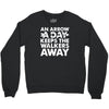 an arrow a day zombie dary Crewneck Sweatshirt