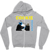 cookie monster Zipper Hoodie