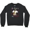 my boxer is my valentine1 Crewneck Sweatshirt