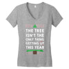 merry litmas Women's V-Neck T-Shirt