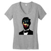 abraham lincoln independence day flag america Women's V-Neck T-Shirt