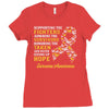 Sarcoma Awareness Ladies Fitted T-Shirt