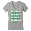 Be Badass Everyday Women's V-Neck T-Shirt