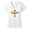 ankh eyes Women's V-Neck T-Shirt
