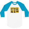 people on the bus 3/4 Sleeve Shirt