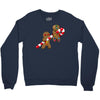 red vs green   you are dead Crewneck Sweatshirt