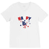 4th of July V-Neck Tee