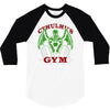 cthulhu gym 3/4 Sleeve Shirt