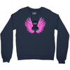 i wear pink for my mom Crewneck Sweatshirt