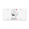 pregnant rex black color License Plate