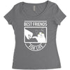cat best friends for life Women's Triblend Scoop T-shirt