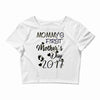 mommys first mothers Crop Top