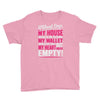 without dogs my heart would be empty Youth Tee
