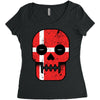 denmark till i die Women's Triblend Scoop T-shirt