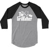 the grillfather  funny bbq 3/4 Sleeve Shirt