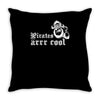 pirates arrr cool Throw Pillow