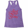 just keep going Racerback Tank