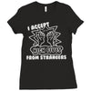 i accept high fives from strangers Ladies Fitted T-Shirt
